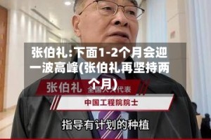 张伯礼:下面1-2个月会迎一波高峰(张伯礼再坚持两个月)