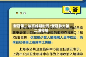 新冠第二波高峰期时间/新冠肺炎第二波疫情