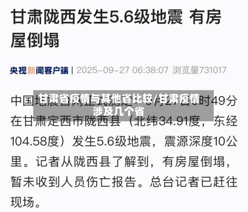 甘肃省疫情与其他省比较/甘肃疫情涉及几个省-第2张图片