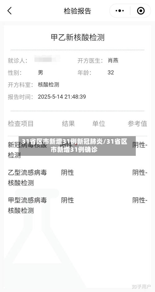 31省区市新增31例新冠肺炎/31省区市新增31例确诊-第2张图片