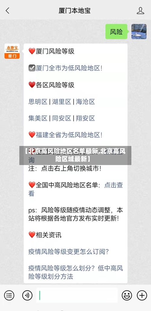 【北京高风险地区名单最新,北京高风险区域最新】-第1张图片