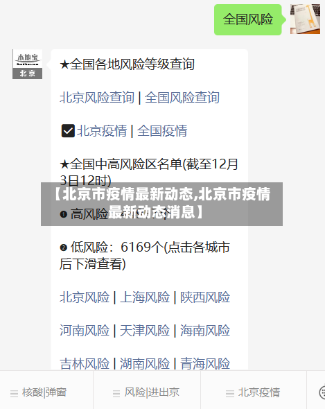 【北京市疫情最新动态,北京市疫情最新动态消息】-第1张图片